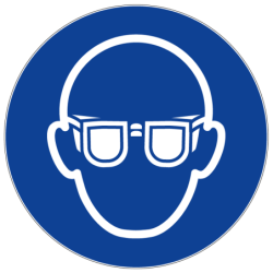 DISQUE 300 mm PORT OBLIGATOIRE DE LUNETTES DE PROTECTIONS