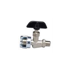 ROBINET AVEC ECROU POUR BAIONNETTE F/M 1/4 - 1/8