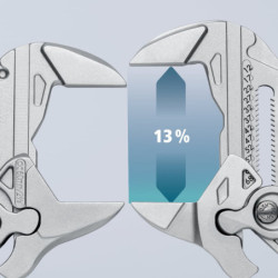 PINCE CLE 250 MM GAINEE PVC CHROME