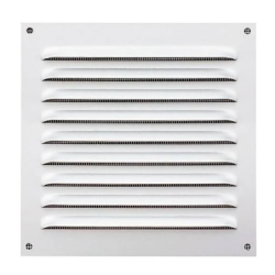 GRILLE 200X200 ALU BLANC A.M