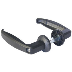 BEQUILLE DOUBLE C. 8 REGLABLE 25/40 NOIR
