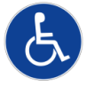DISQUE 300 mm HANDICAPES (LOGO)