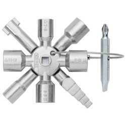KNIPEX CLE POUR ARMOIRES ''TWINKEY ''