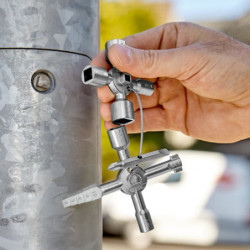 KNIPEX CLE POUR ARMOIRES ''TWINKEY ''