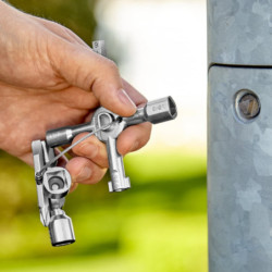 KNIPEX CLE POUR ARMOIRES ''TWINKEY ''