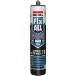 MASTIC COLLE MS POLYM Fix ALL 'FLEXI' BLANC - 290ML