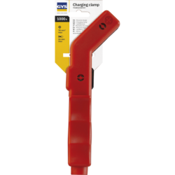 Pince de charge laiton 1000 Amp Isolée coudée