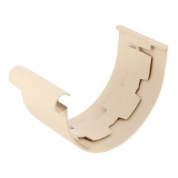 Jonction à coller TECHTAN® - Pour gouttière demi-ronde - A coller - LG25 - Sable