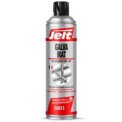 Galvanisation à froid antirouille GALVA FLASH ultra brillant aérosol 650-400ml 005821 Jelt