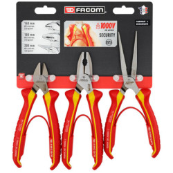 JEU DE 3 PINCES ISOLEES 1000V VE.A4PB