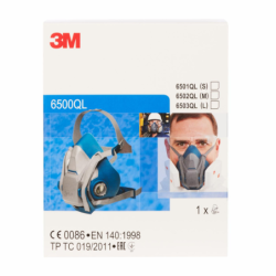 DEMI MASQUE CONFORT RÉUTILISABLE 3M 6502 QL (taille moyenne)