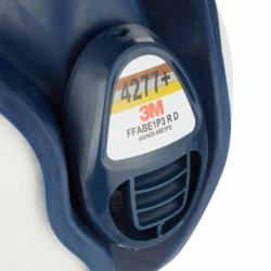 DEMI MASQUE 3M 4277+ A FILTRE INTEGRE SERIE 4000 FFABE1P3