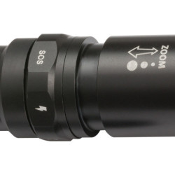 LAMPE POCHE A LED RECHARGEABLE 430 LUMEN AVEC BAGUE ROTATIVE DE COMMUTATION TL400AFS