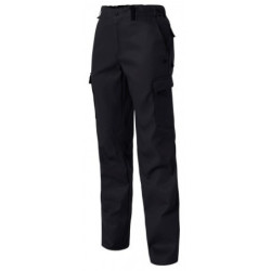 Pantalon multipoches Barroud polyester coton 245g Noir