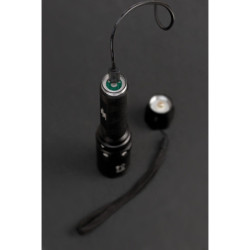 LAMPE POCHE A LED RECHARGEABLE 430 LUMEN AVEC BAGUE ROTATIVE DE COMMUTATION TL400AFS