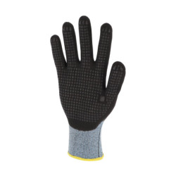 Gant paume enduite mousse nitrile picots 4131A