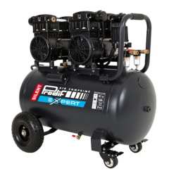 Compresseur 4 cylindres silencieux 100 litres moteur mono 3cv,débit 15.6m3/h restitué