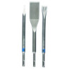 COFFRET DE 3 BURINS SDS + ( PLAT-POINTU- CARREL )