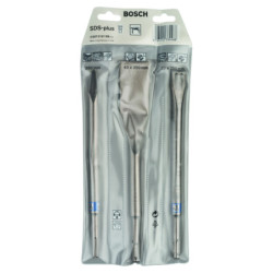 COFFRET DE 3 BURINS SDS + ( PLAT-POINTU- CARREL )