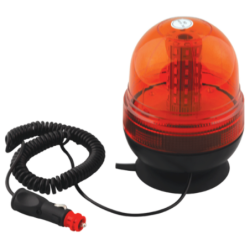 GYROPHARE MAGNETIQUE A LED 12 ET 24 V