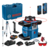 LASER ROTATIF GRL 600 AVEC BATTERIE 18V,CHARGEUR,CELLULE,TREPIED,MIRE,COFFRET