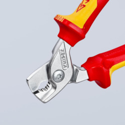 PINCE COUPE-CABLES STEPCUT 160MM Ø15mm 1000V
