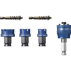 COFFRET SCIES TRÉPANS CARBURE EXPERT Ø 22/25/32X40mm