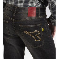 Jeans stretch Stone 5 PKT coton Lavage bleach