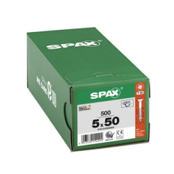 VIS A BOIS SPAX TF TORX T20 5x50mm F.P WIROX (boite 500 pcs)
