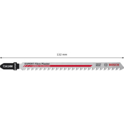 LAME DE SCIE SAUTEUSE CARBURE EXPERT PLATRE 132mm T341HM (blister 3pces)