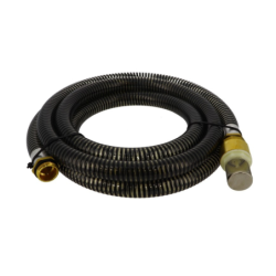 FLEXIBLE ASPIRATION FIOUL Ø25mm LONG 4m AVEC CREPINE A CLAPET (kit)