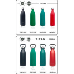 Bouteille isotherme Titan Matt 1.5L