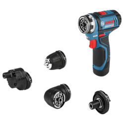Perceuse-visseuse multifonctions GSR 12V-15 FC Set de 2 batteries GBA 12V 2.0Ah + 4 accessoires En c