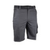 BERMUDA STRETCH MULTIPOCHES DEDALE 175G Gris sombre/ Noir