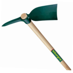 PIOCHE CANTONNIER DOUILLE RONDE 1,5 KG AVEC MANCHE BOIS