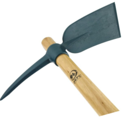 PIOCHE CANTONNIER DOUILLE RONDE 1,5 KG AVEC MANCHE BOIS