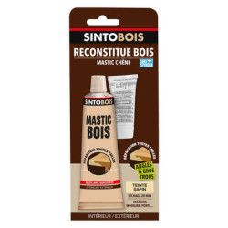 MASTIC BI-COMPOSANTS SOUPLE SINTOBOIS CHENE (boite de 190 gr)