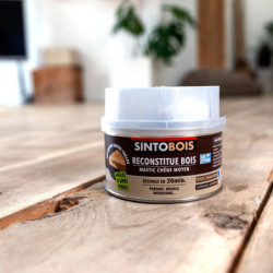 MASTIC BI-COMPOSANTS SOUPLE SINTOBOIS CHENE (boite de 190 gr)