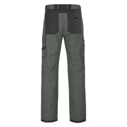 Pantalon genouillères Ruler coton polyester 250g Kaki/charcoal