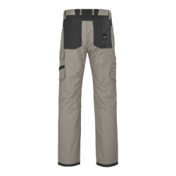 Pantalon genouillères Ruler coton polyester 250g Beige/charcoal