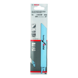 Lame de scie sabre pour métal S 922 BF 150MM Jeu de 5 lames