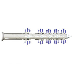 CHEVILLE A VISSER B-LONG XTREM 10x140/90F vis tête fraisée (boite de 50 pcs)