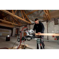 Scie à onglets et radiale compacte KGS254M Metabo
