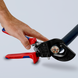 Pince coupe-câble à cliquet 250mm