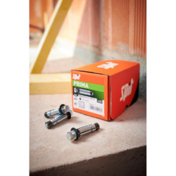CHEVILLE METALLIQUE PRIMA M6x50 SANS VIS