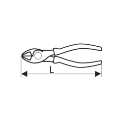 PINCE COUPANTE DIAGONALE 160mm EXPERT