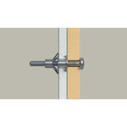 CHEVILLE METALLIQUE POUR PLACO + VIS HM5x52S (boite de 50 pcs)