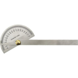 Rapporteur d'angle de mécanicien capacité 0 à 180° longueur 150mm Metrica 36500