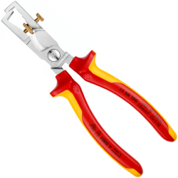 Pince à dénuder et coupe-câble Poignées isolées KNIPEX StriX®