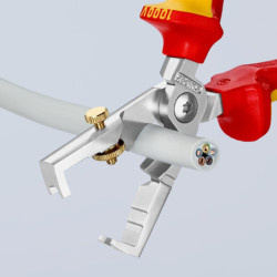 Pince à dénuder et coupe-câble Poignées isolées KNIPEX StriX®